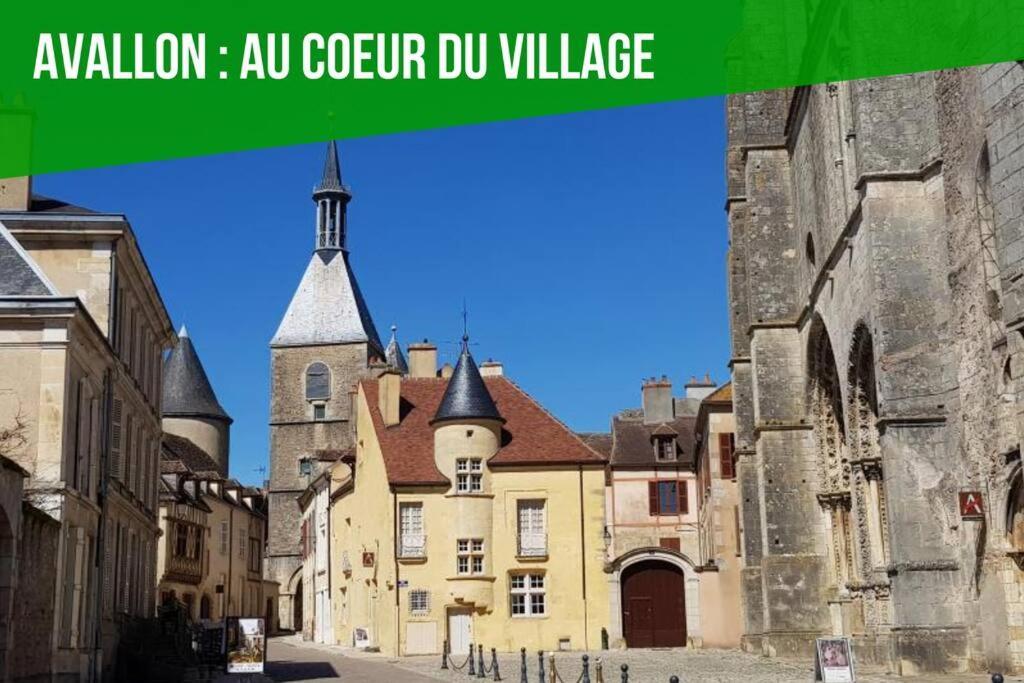 La Fontaine Neuve-Avallon-5 Personnes-1 Chambre-3 Lits-Parking-Wifi Exterior foto